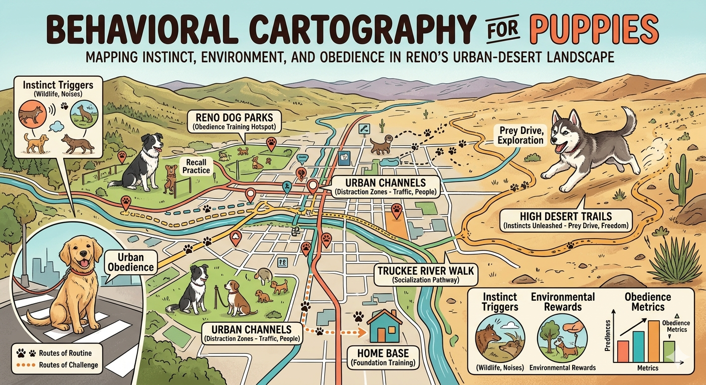 Behavioral Cartography for Puppies