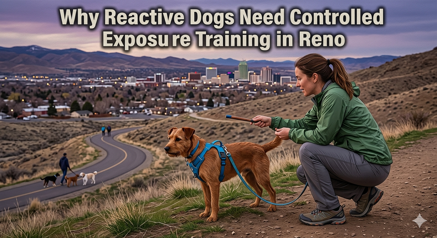 Why Reactive Dogs Need Controlled Exposure Training in Reno 