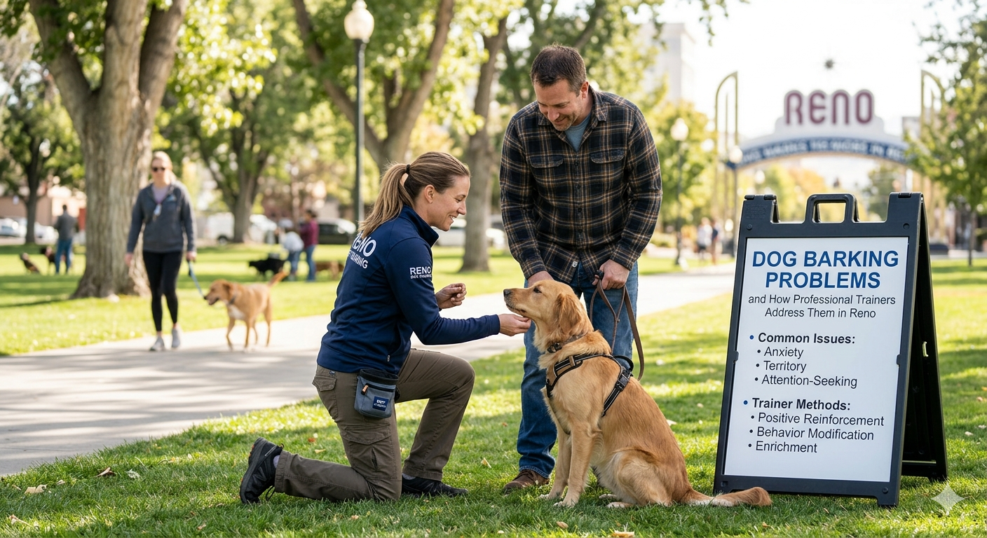 Dog Barking Problems and How Professional Trainers Address Them in Reno