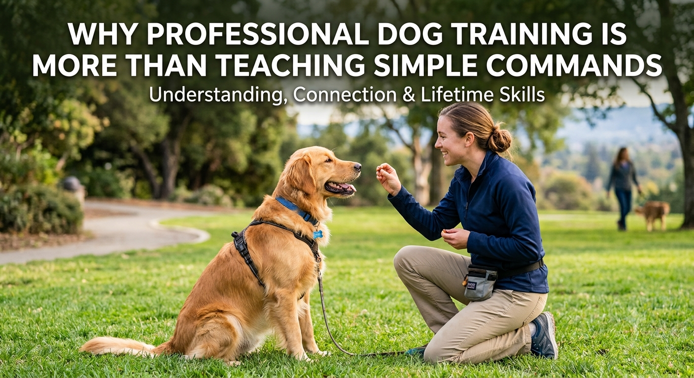 Why Professional Dog Training Is More Than Teaching Simple Commands