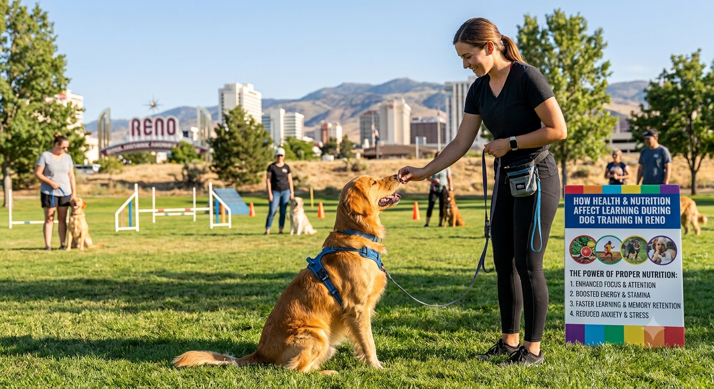 How Health and Nutrition Affect Learning During Dog Training in Reno