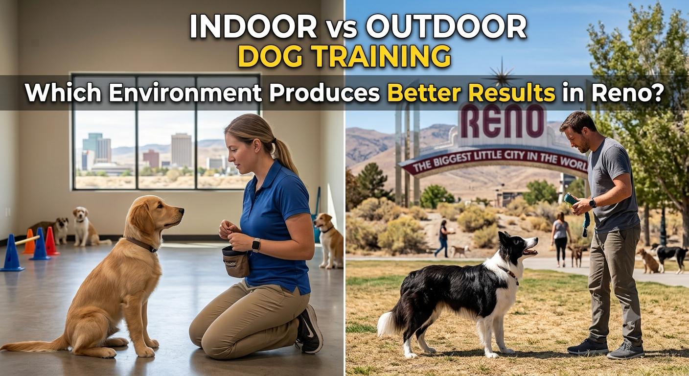 Indoor vs Outdoor Dog Training: Which Environment Produces Better Results in Reno? 