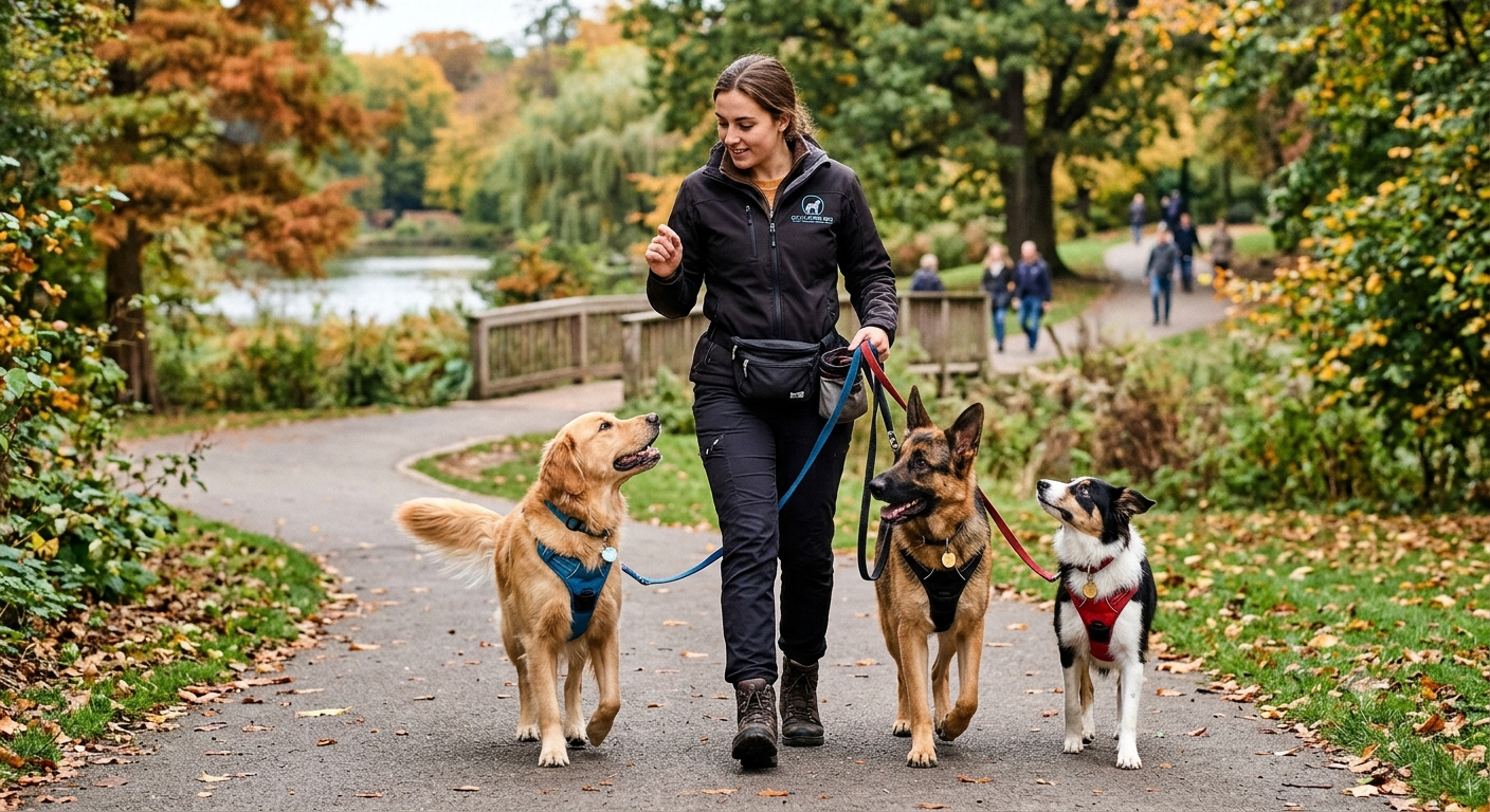How Professional Dog Walking Reinforces Obedience Between Training Sessions