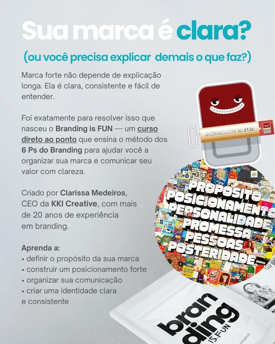Se voc&ecirc; precisa explicar demais o que faz&hellip;
sua marca provavelmente ainda n&atilde;o est&aacute; clara.

E isso acontece com muito mais empresas do que voc&ecirc; imagina.

Branding n&atilde;o &eacute; s&oacute; logo ou identidade visual.