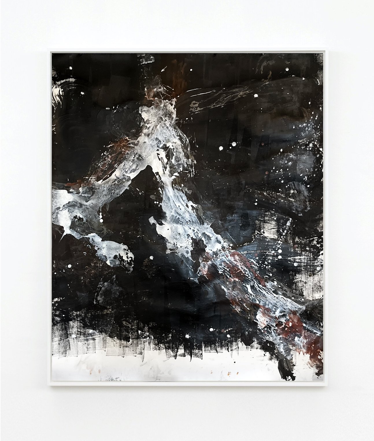 Untitled
2023
Oil and acrylic on paper
63 x 51 inches; 160 x 129.54 cm (unframed)
