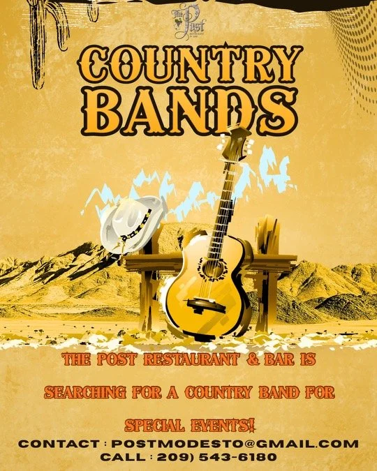 Country Bands Wanted – LIVE AT THE POST! 🎸