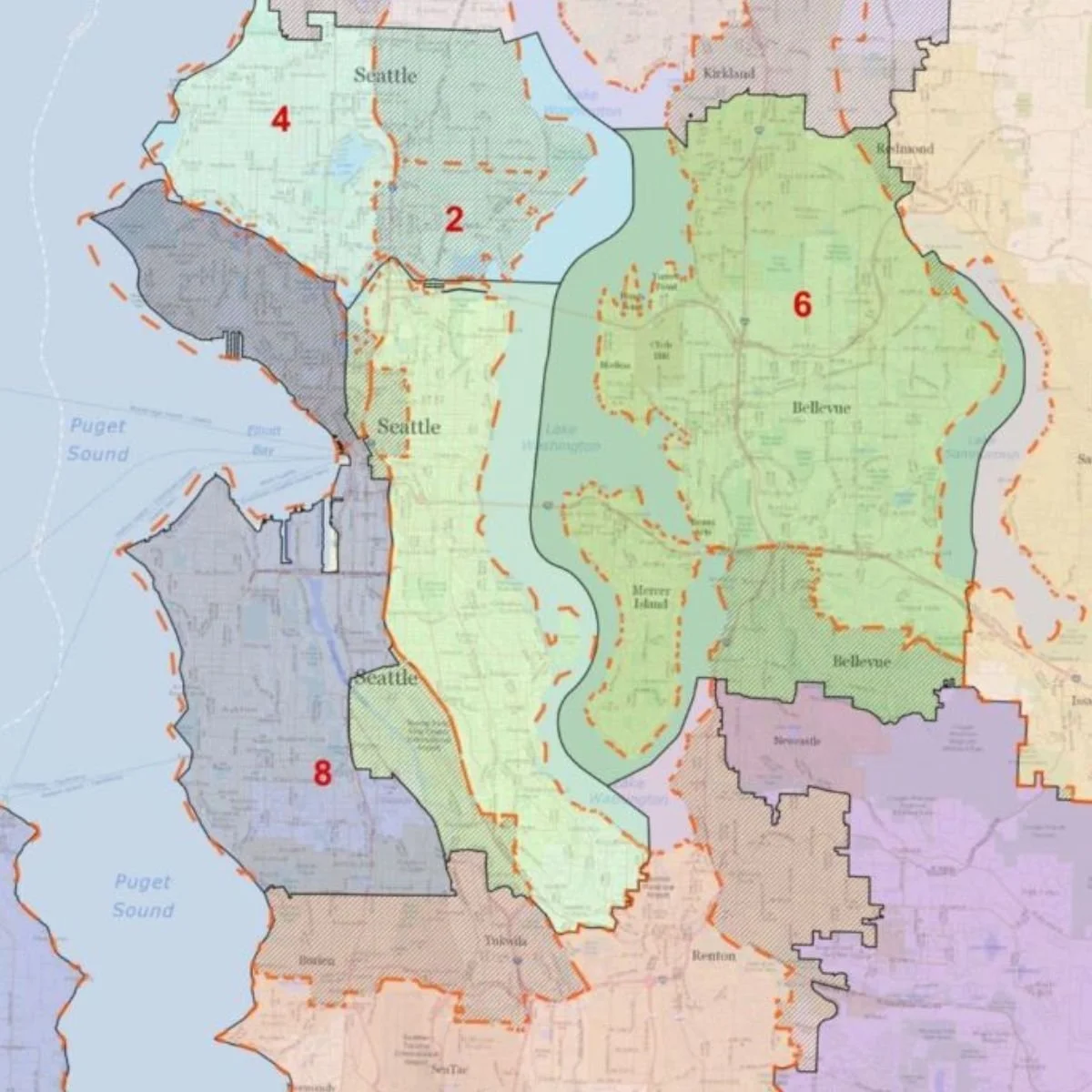 Redistricting King County District 2/Legislative 37 </span>