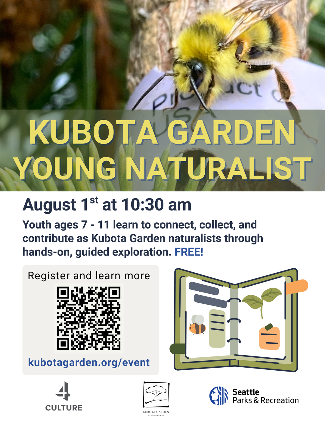 Kubota Garden Young Naturalist program