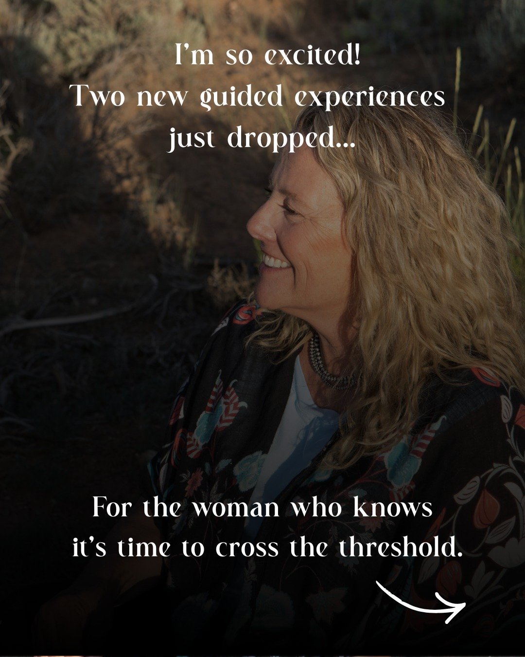 I am so excited to share this with you... My two new Guided Experiences just dropped. These are for you if you're ready to choose yourself. 

Let me say that again ☾  CHOOSE YOURSELF ☾

Sacred Stance: group session on March 5th. 
Bridge: 1:1 session.