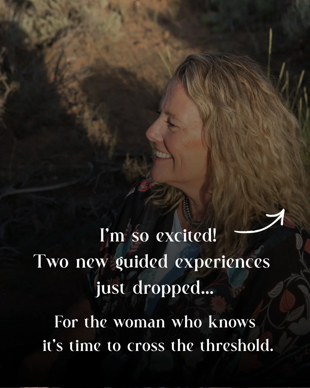 I am so excited to share this with you... My two new Guided Experiences just dropped. These are for you if you're ready to choose yourself.

Let me say that again ☾ CHOOSE YOURSELF ☾

Sacred Stance: group session on March 9th.

Bridge: 1:1 session.

