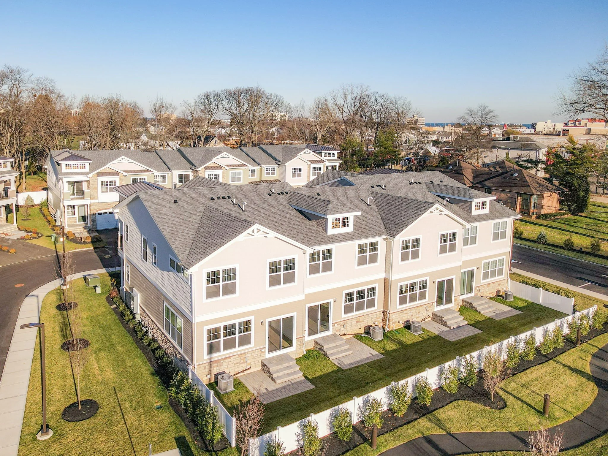 Backyard of West End Square.