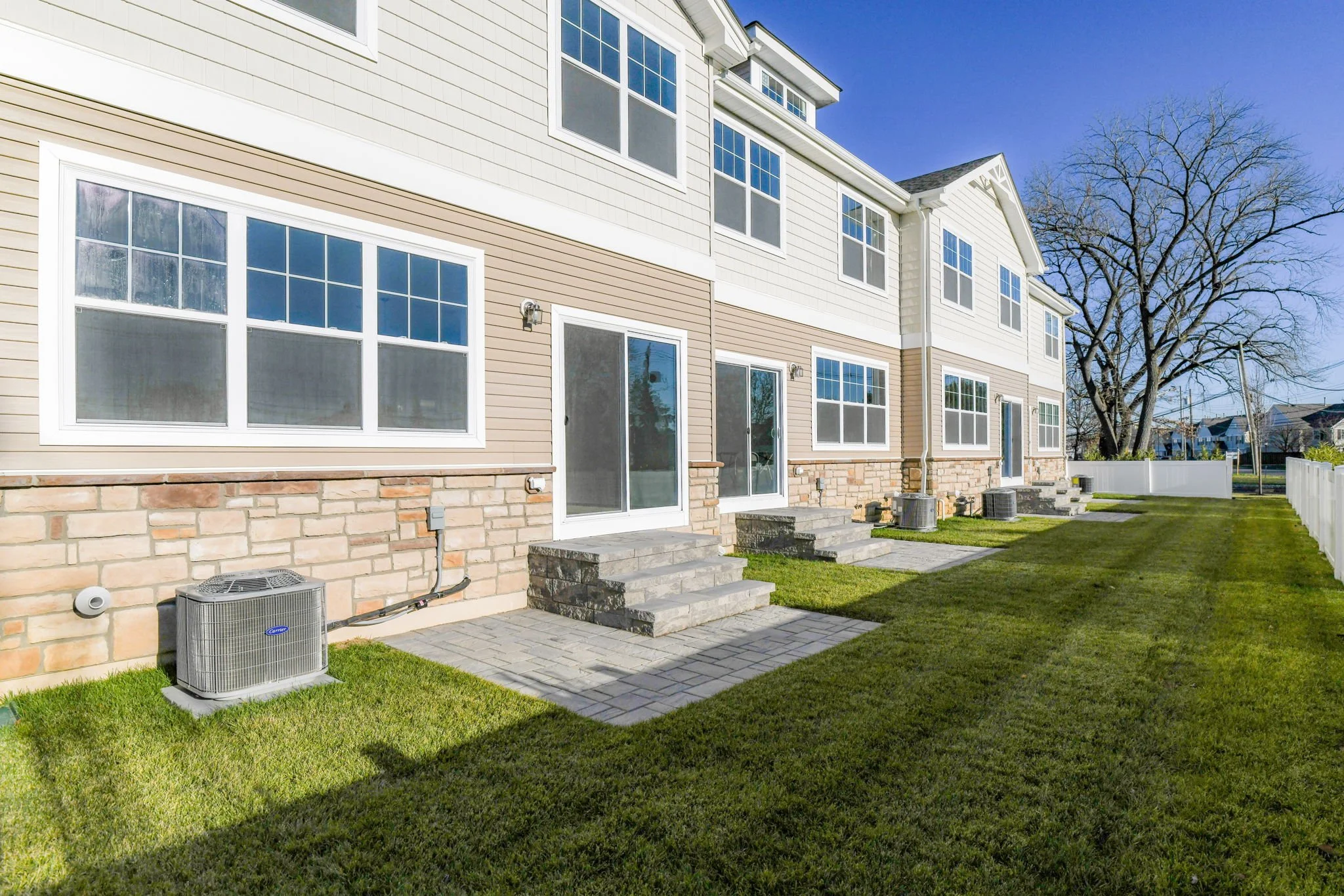 151 West End Ave. backyard view.