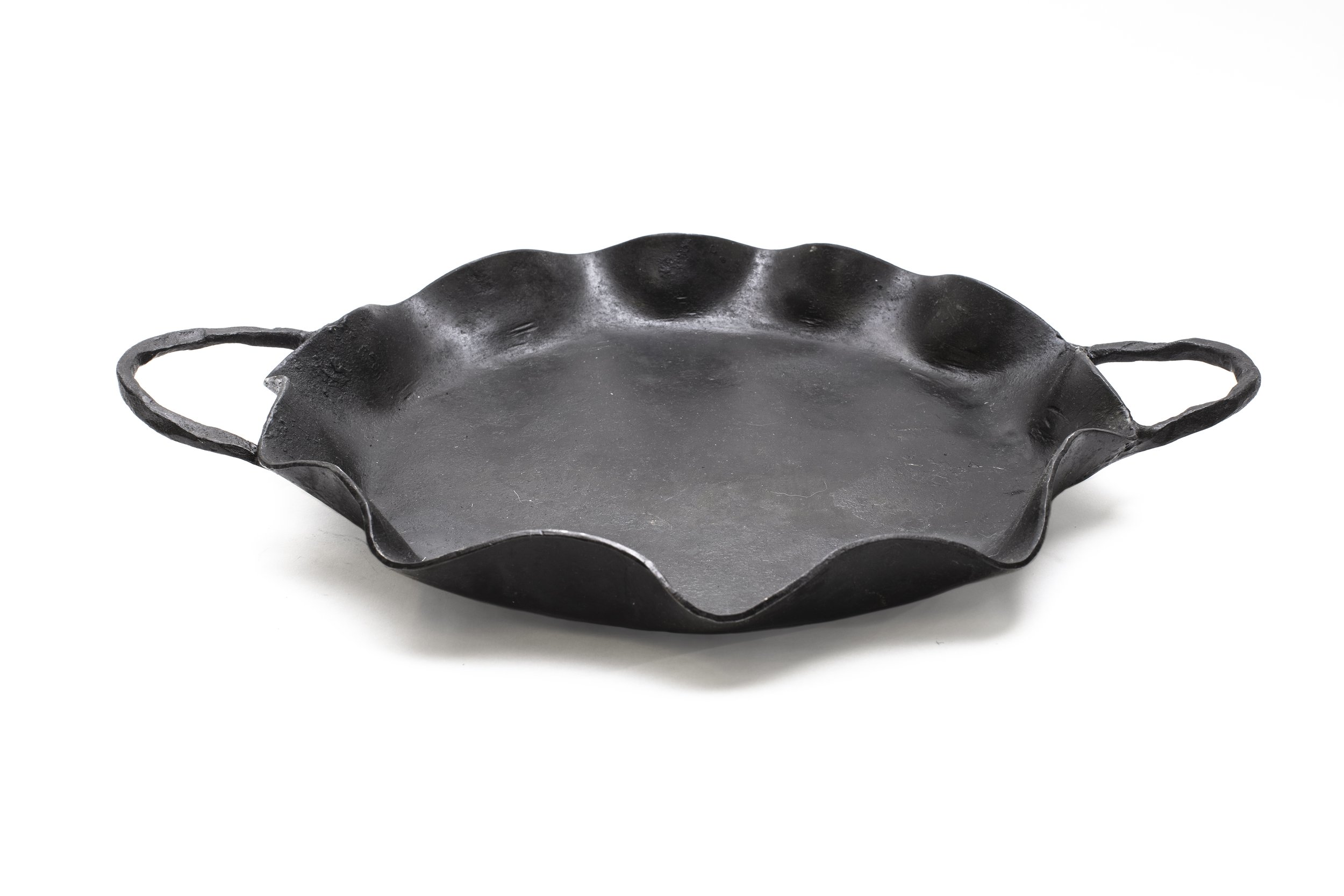 10 Pie Pan with Handles — She- Weld | Sculptor, Designer, Educator,  Blacksmith, Welder NYC, Brooklyn, Catskills