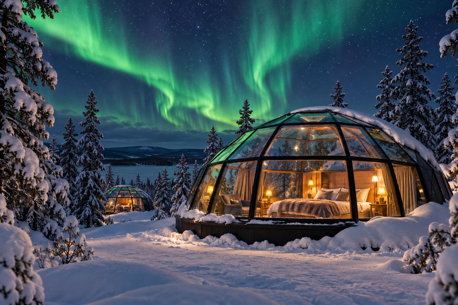 Aurora Over a Finnish Glass Igloo-2.png