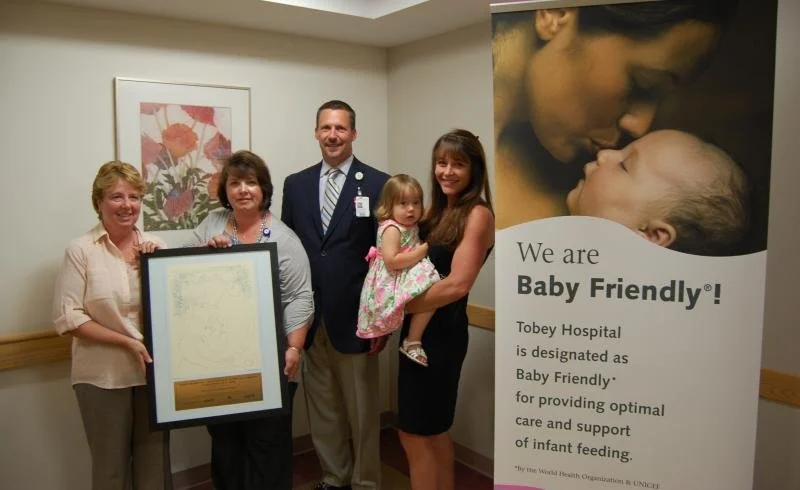 Tobey Hospital awarded Baby-Friendly Designation