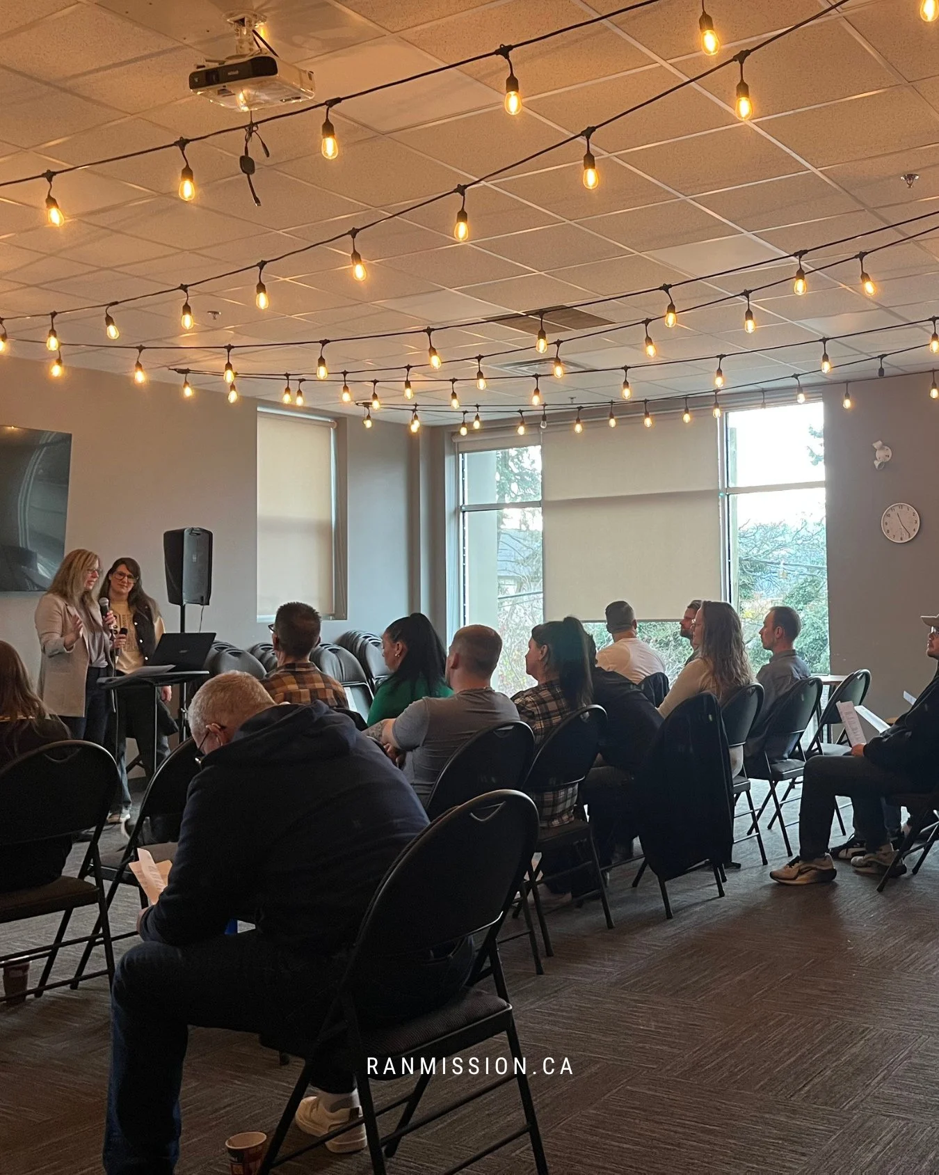 A big thank you to Coach Kari and Coach Camilla from College St. Victory Church for sharing with our participants at chapel recently. 🧡⁠
⁠
They delivered a beautiful message on joy called &ldquo;Every Day is a Celebration!&rdquo;⁠
⁠
We stood togethe
