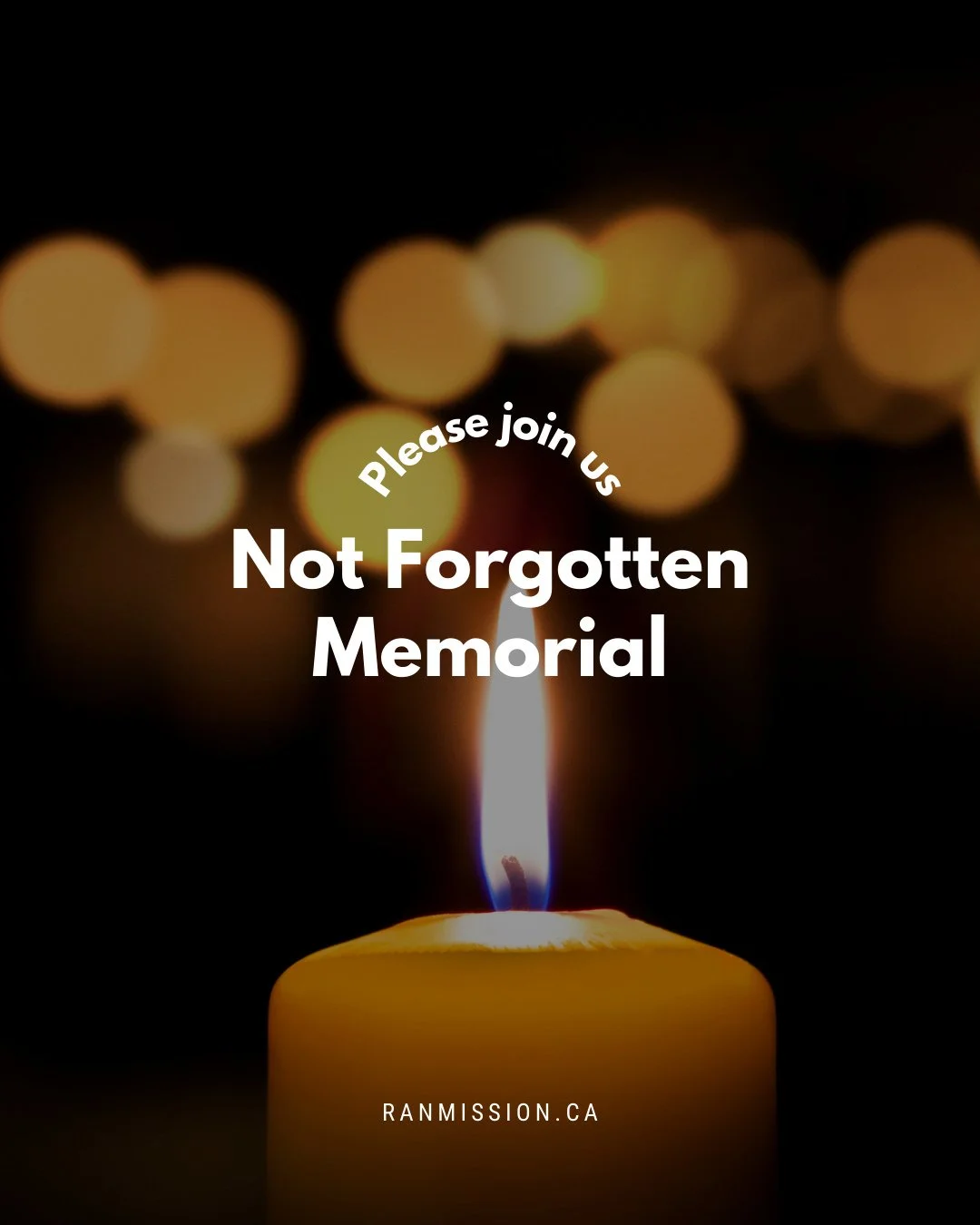On December 18, our community will gather for a special memorial honouring people we have lost in our community who were unhoused. 🕯️⁠
⁠
Together, we can remember and reflect on the inherent value of every person, regardless of their situation in li