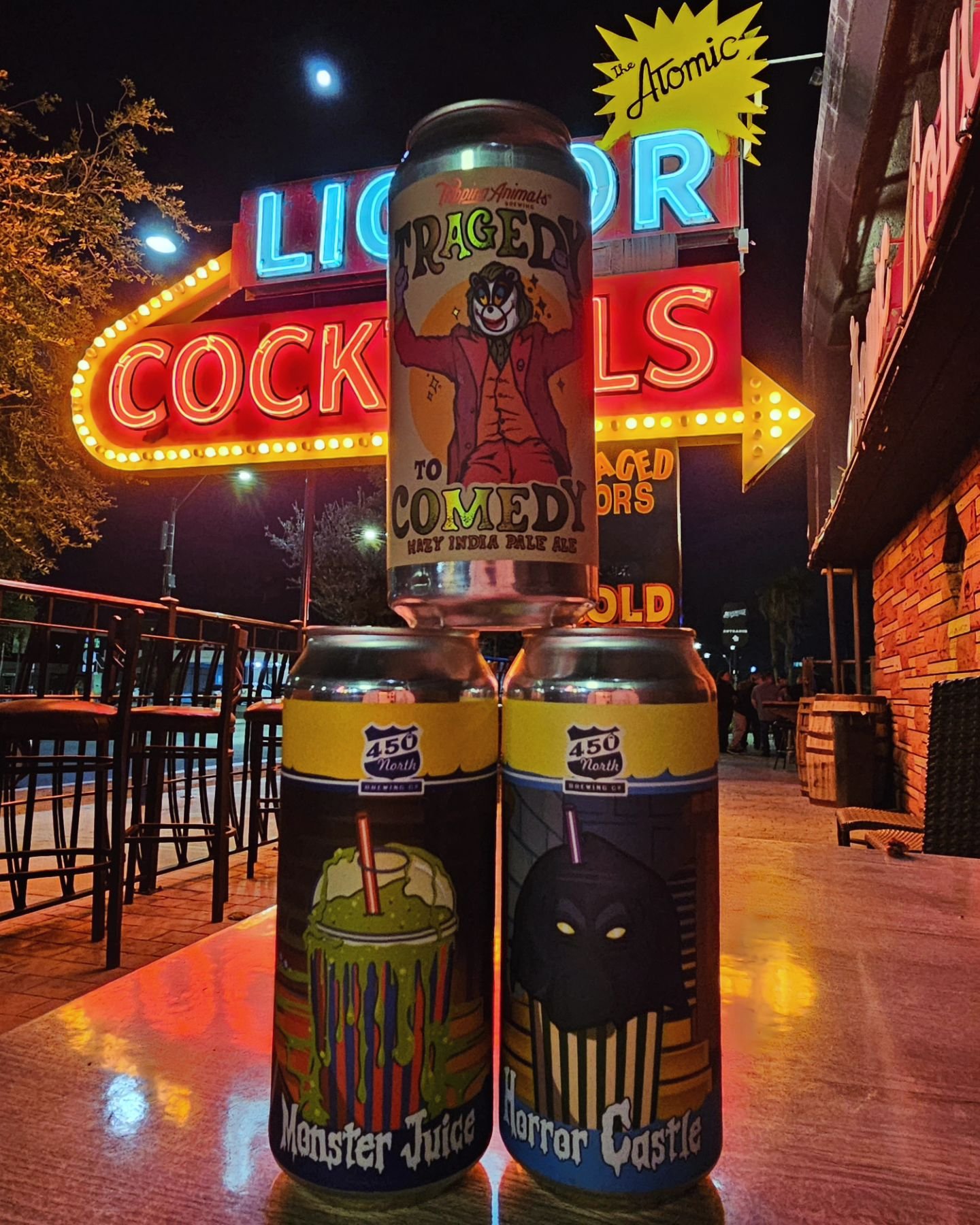 Just in time for spooky season! An amazing selection of incredibly limited beers from @450northbrewingco and @trippinganimalsbrewing! Come down and give these one of a kind cans a try!