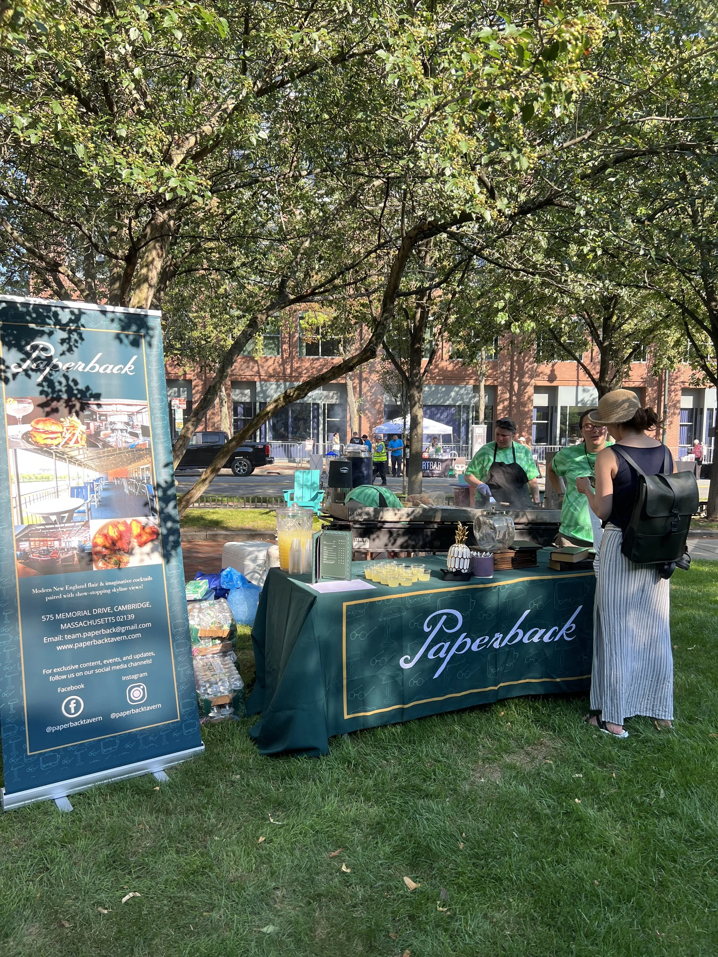 Paperback Tavern at Taste of Cambridge