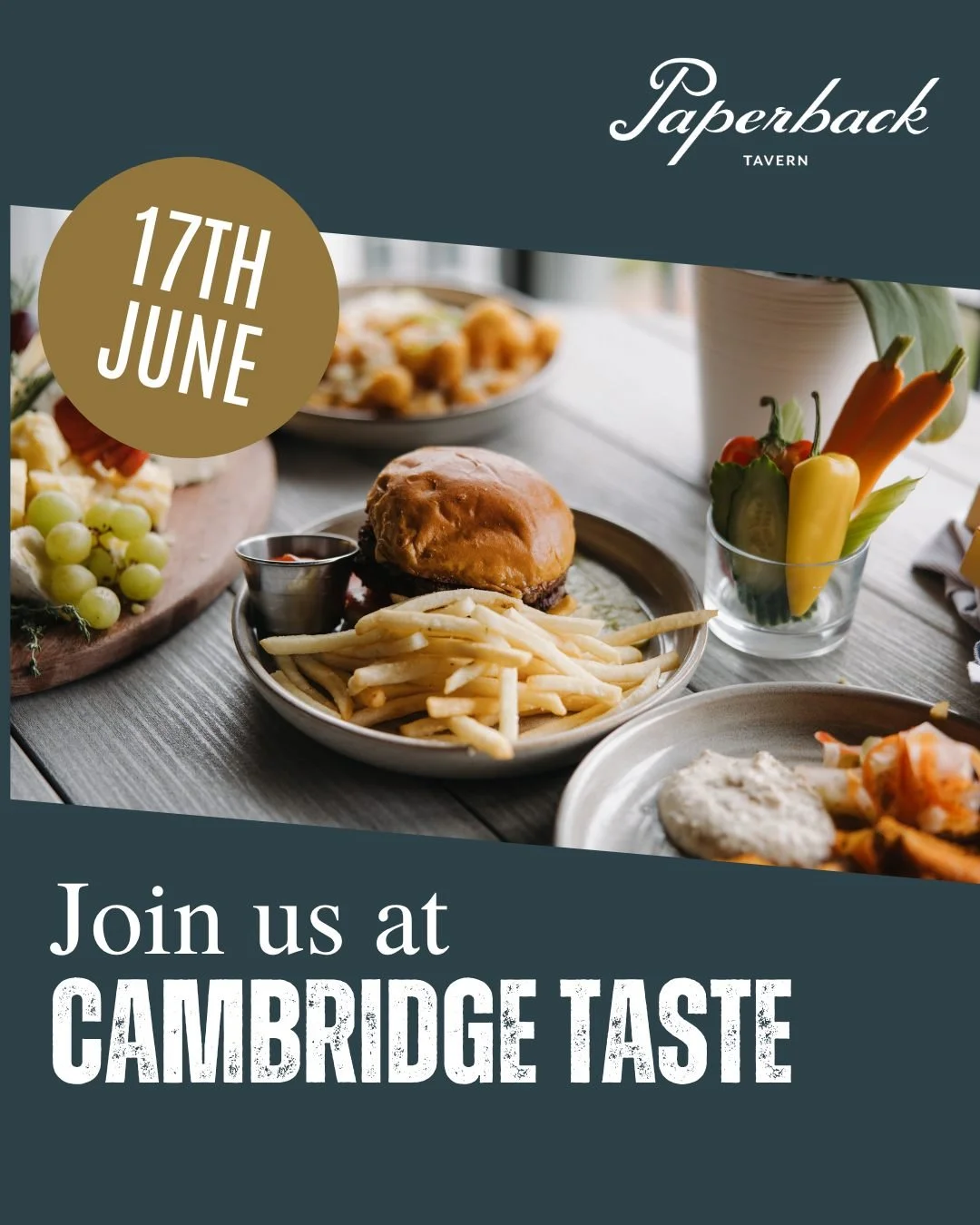We're excited to say we'll be participating in this year's @cambridgetaste. Get ready to enjoy some of the best bites and sips in Boston on June 17 from 5&ndash;8 pm at University Park.