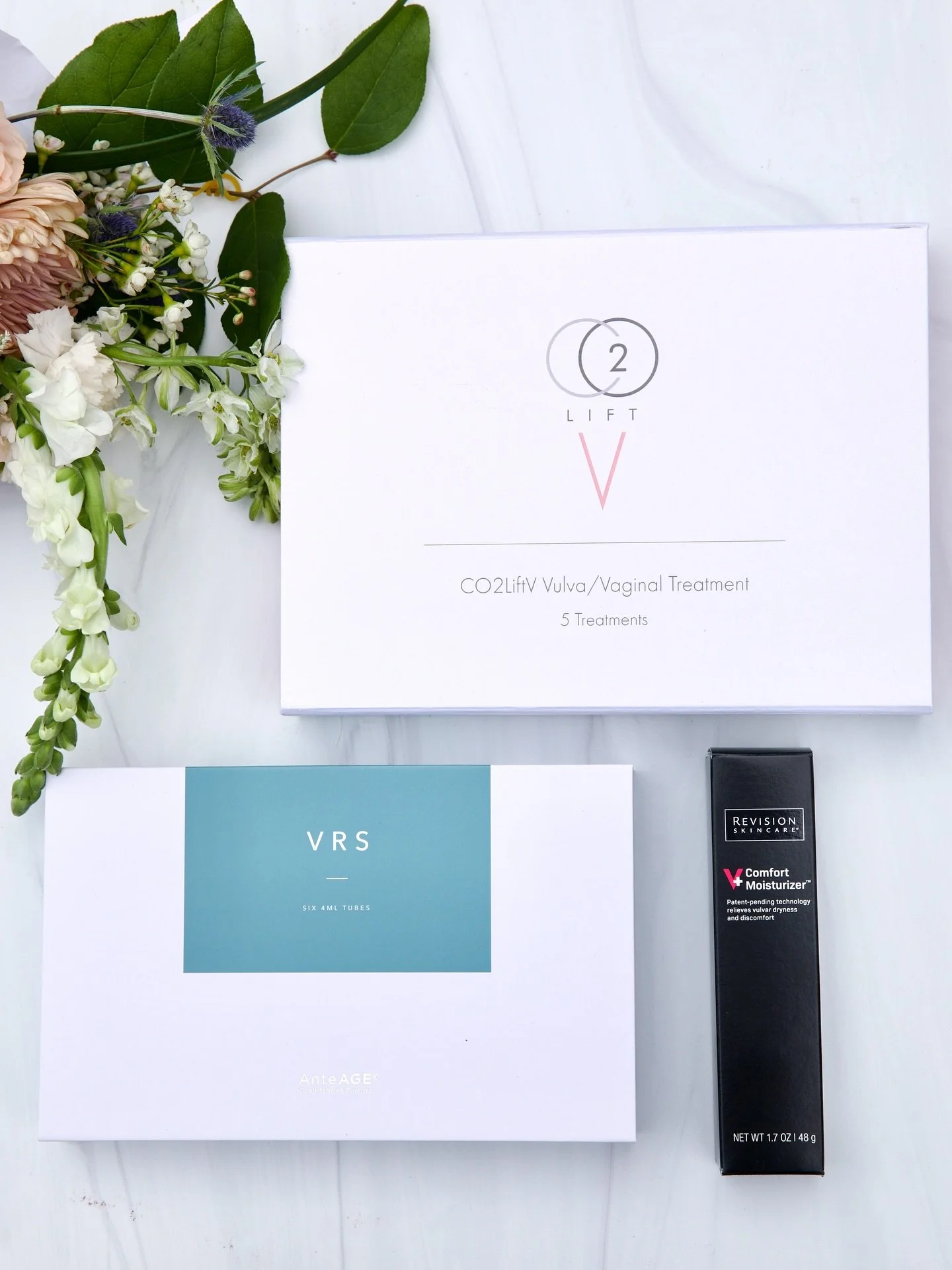Our top three best sellers for intimate wellness. 
Healthy, confident intimacy starts by taking care of you. These products support intimate comfort, hydration and rejuvenation. 

All three can be used during and after cancer diagnosis as well. 

V+ 