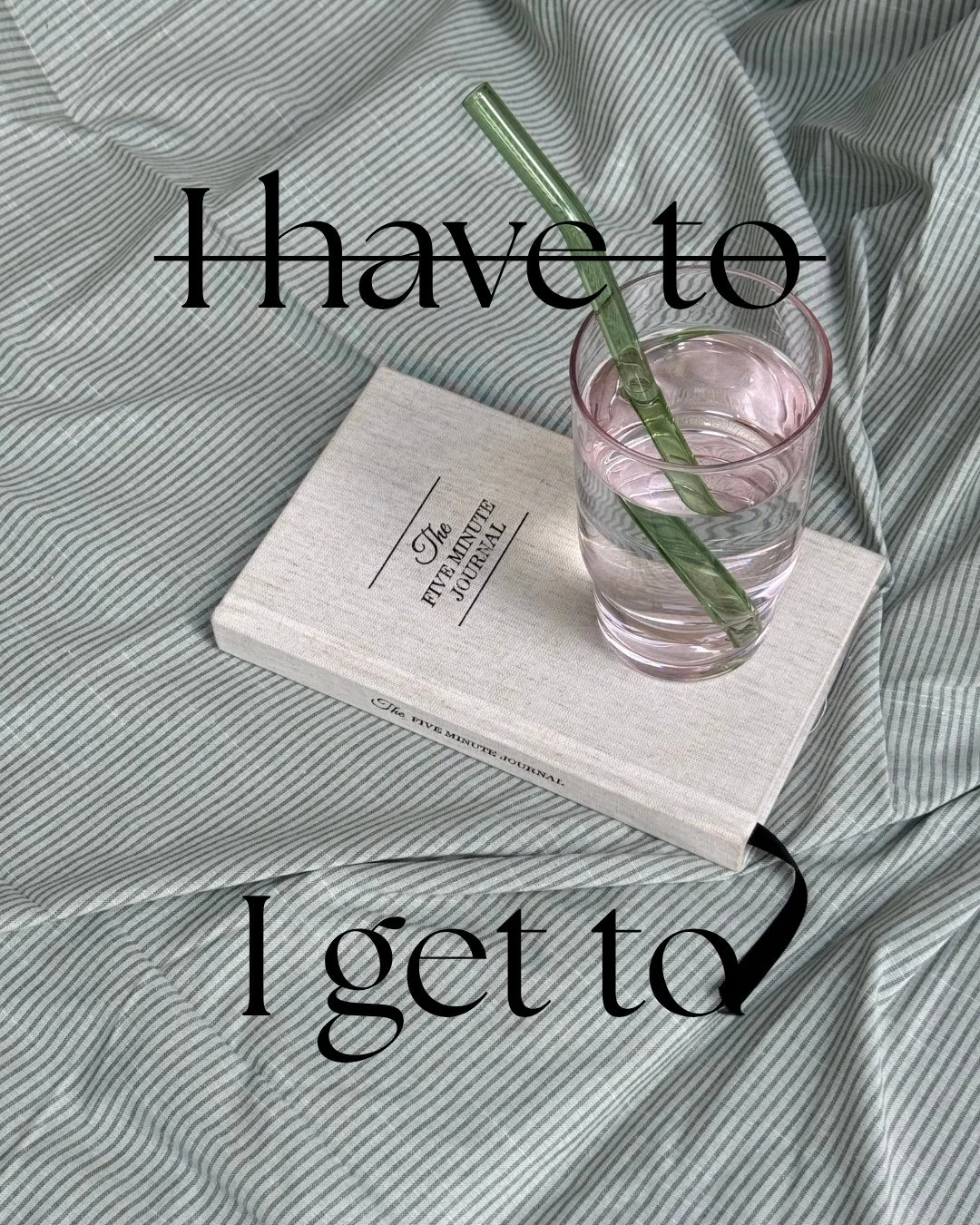 I&rsquo;ve been catching myself saying &ldquo;I have to&rdquo; way too often lately&hellip;⁠
I have to work out. I have to drink more water. I have to rest.⁠
But what if we changed that to &ldquo;I get to&rdquo;?⁠
I get to move my body. I get to care