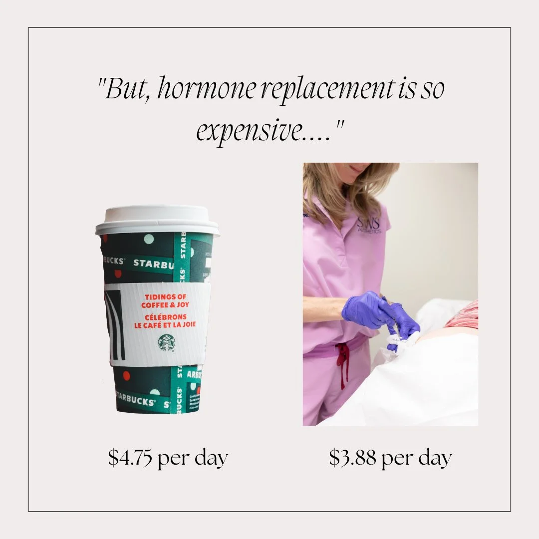 Hormone replacement therapy can feel like a big investment, but when you look at the daily cost, it&rsquo;s often less than what many of us spend on coffee. ⁠
⁠
The real difference is how you feel. Better sleep, steadier moods, more energy, and getti
