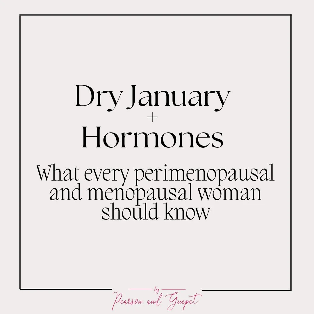 Dry January is a great opportunity to notice how alcohol truly affects your body during perimenopause and menopause.⁠
⁠
Hormonal changes can make alcohol hit harder, disrupt sleep, increase anxiety, and worsen hot flashes and mood changes. Many women