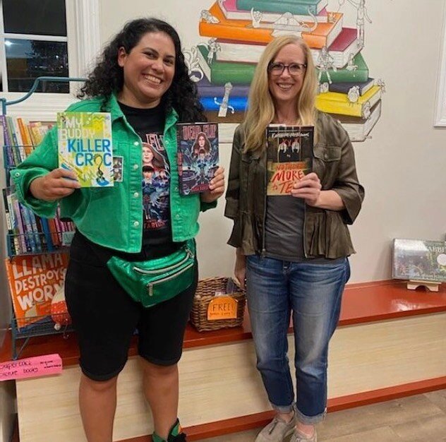 Had a blast at @silverunicornbooks last night! Thank you to everyone who came to listen and celebrate the iconic @writerkmc &lsquo;s latest book Nothing More to Tell, and my books Dead Flip and My Buddy Killer Croc! We signed lots of copies of our bo