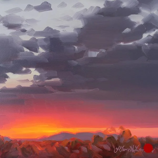 SOLD - Crimson Sky