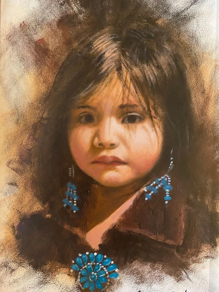 We have a new collection of Larry Riley portraits..stop by the gallery to see these stunning new paintings..