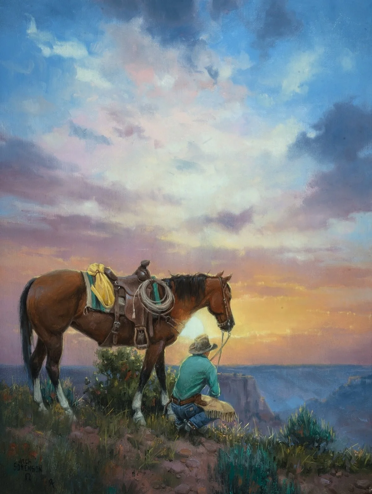 New Jack Sorenson | Sundowner | 24x18 | oil on linen