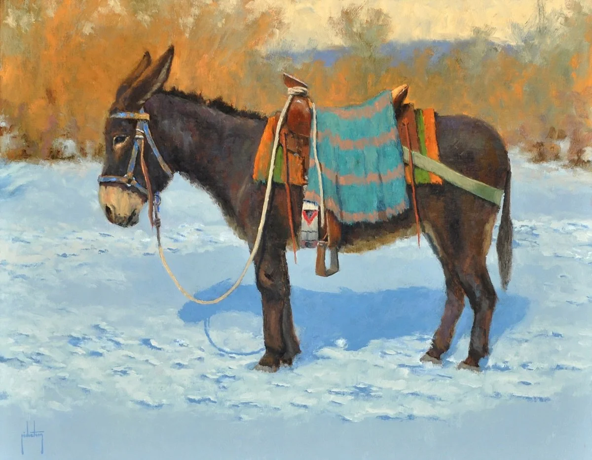 &ldquo;Tattered Blue Halter&rdquo; | New work by Jerry Ricketson | 22x28