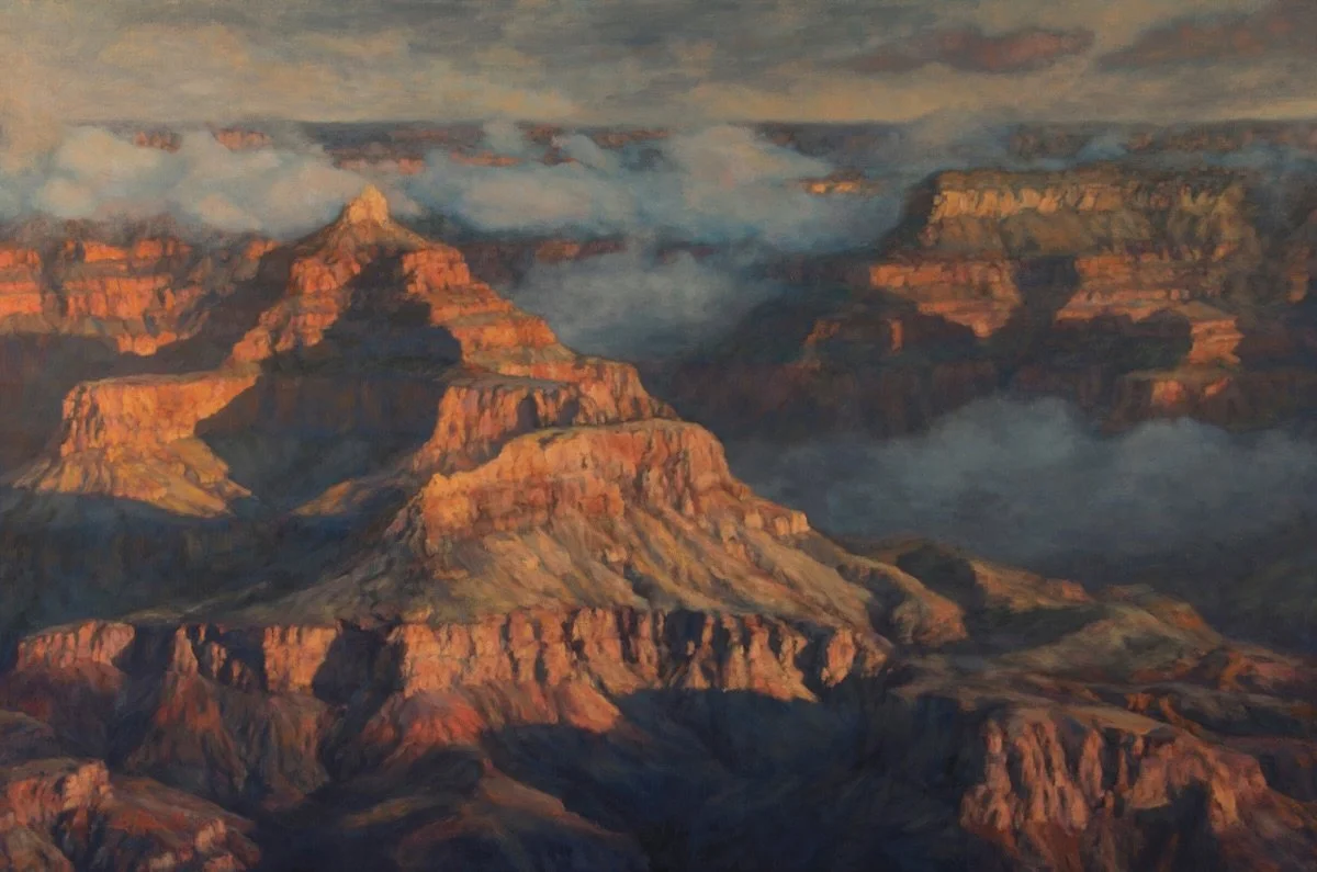 New Artwork by Brenda Howell | Spectacular Canyon Morning | 24x36 | oil