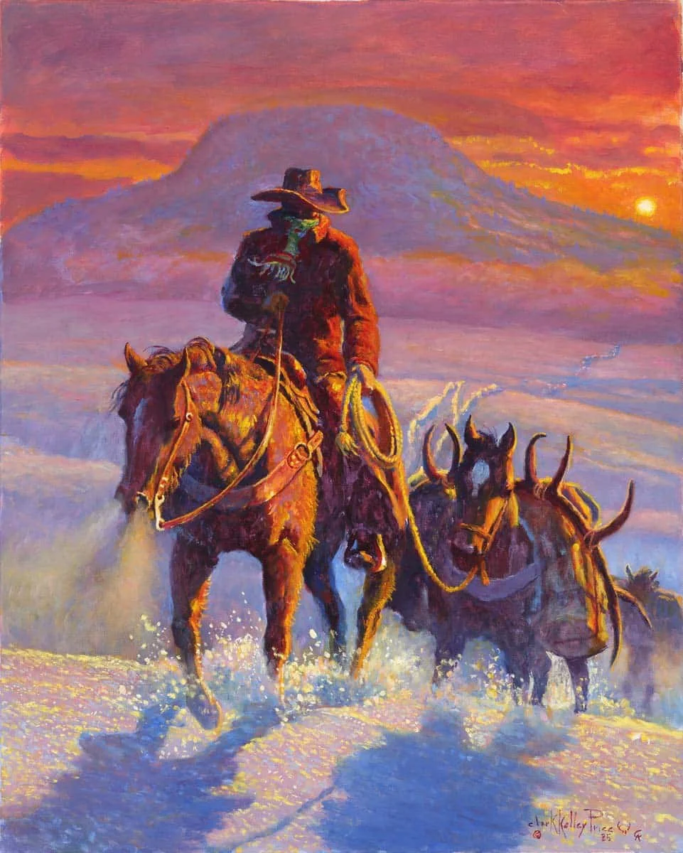 Clark Kelley Price | Where A Man Can Think And Breathe | 30x24 | oil