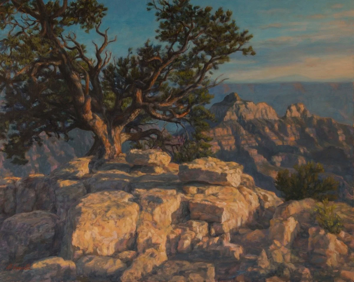 New Arrivals | Brenda Howell | Old Friend North Rim | 24x30 oil⁠
⁠
#santafeartgallery #santafeart #fineart
