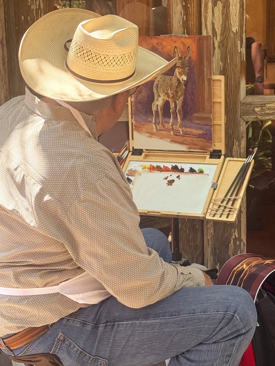 A few moments from last Saturday when we were thrilled to have Edgar Sotelo painting live at the gallery. It was a pleasure watching his creative process unfold and sharing the experience with everyone who stopped by. Thank you to all who joined us f