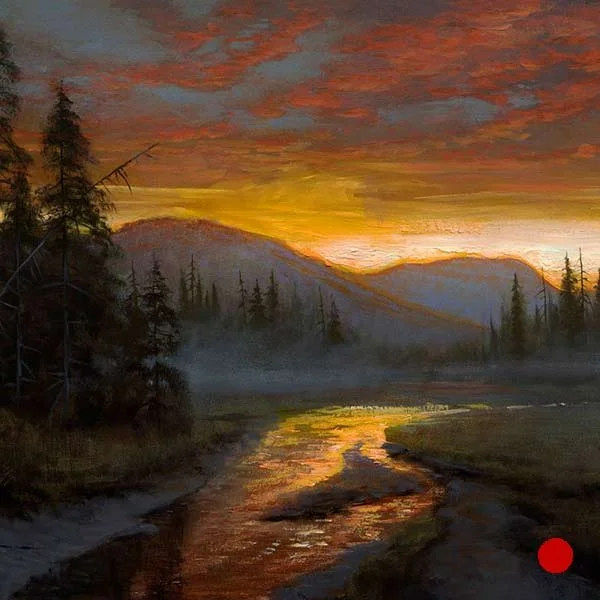 SOLD - As The Light Falls, Psalm 73:26