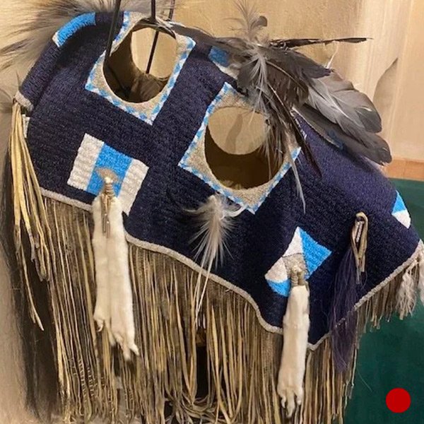 SOLD - Chases The Moon, Horse Mask