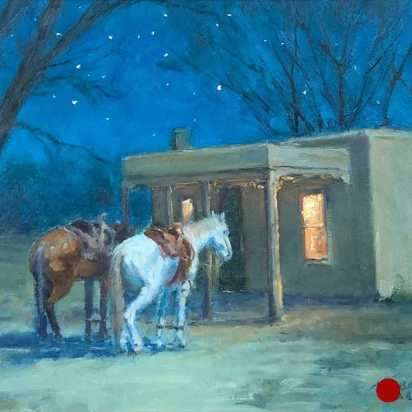 SOLD - Evening Visitors