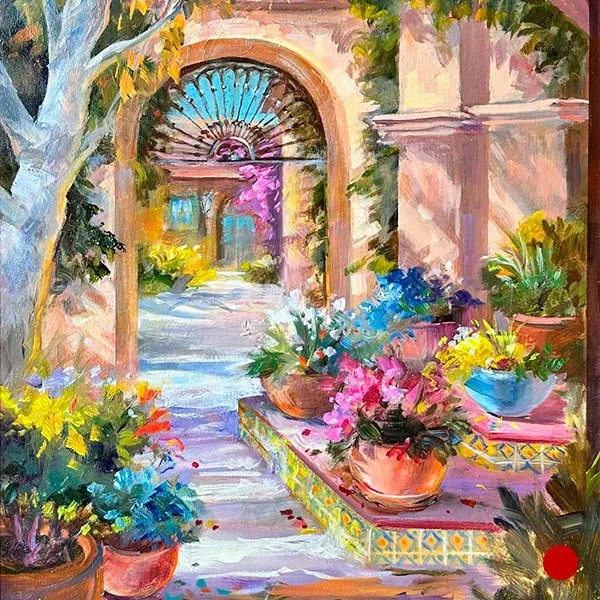SOLD - Courtyard Colors
