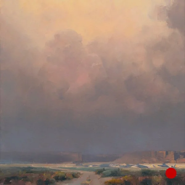 SOLD - A Distant Thunder -  Study