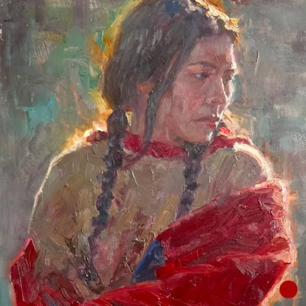 SOLD - Red Wool And Warmth