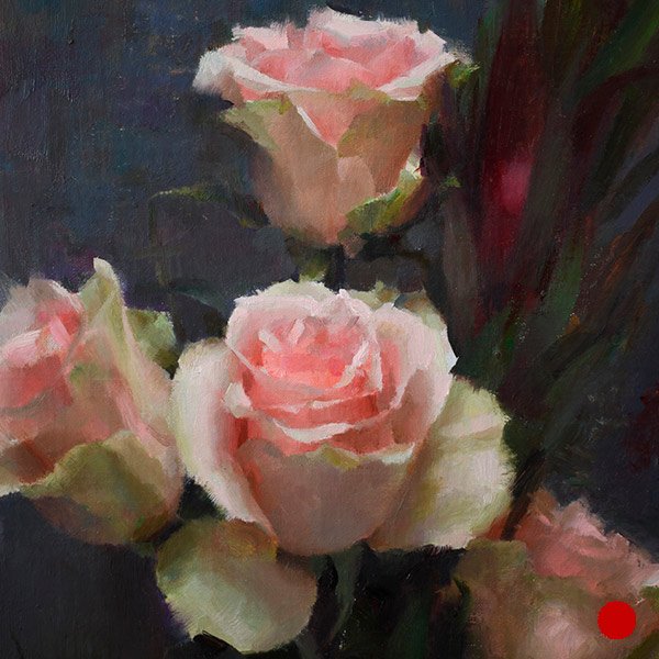 SOLD - Cotton Candy Roses