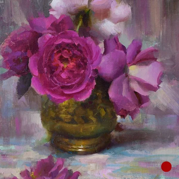 SOLD - Magenta Rose Medley