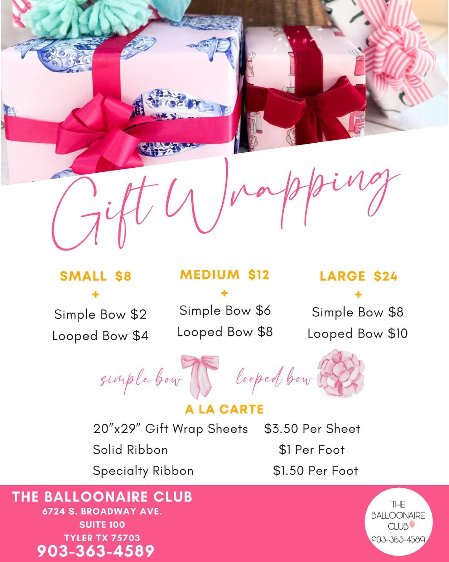 Effortless gifting is our specialty! 🎁✨ Get your presents wrapped just in time for the holidays. We are open from 10am-6pm Tues.-Fri. &amp; 10am-3pm on Saturdays! 
Genuine joy, no frills. #giftwrapping #nostresszone