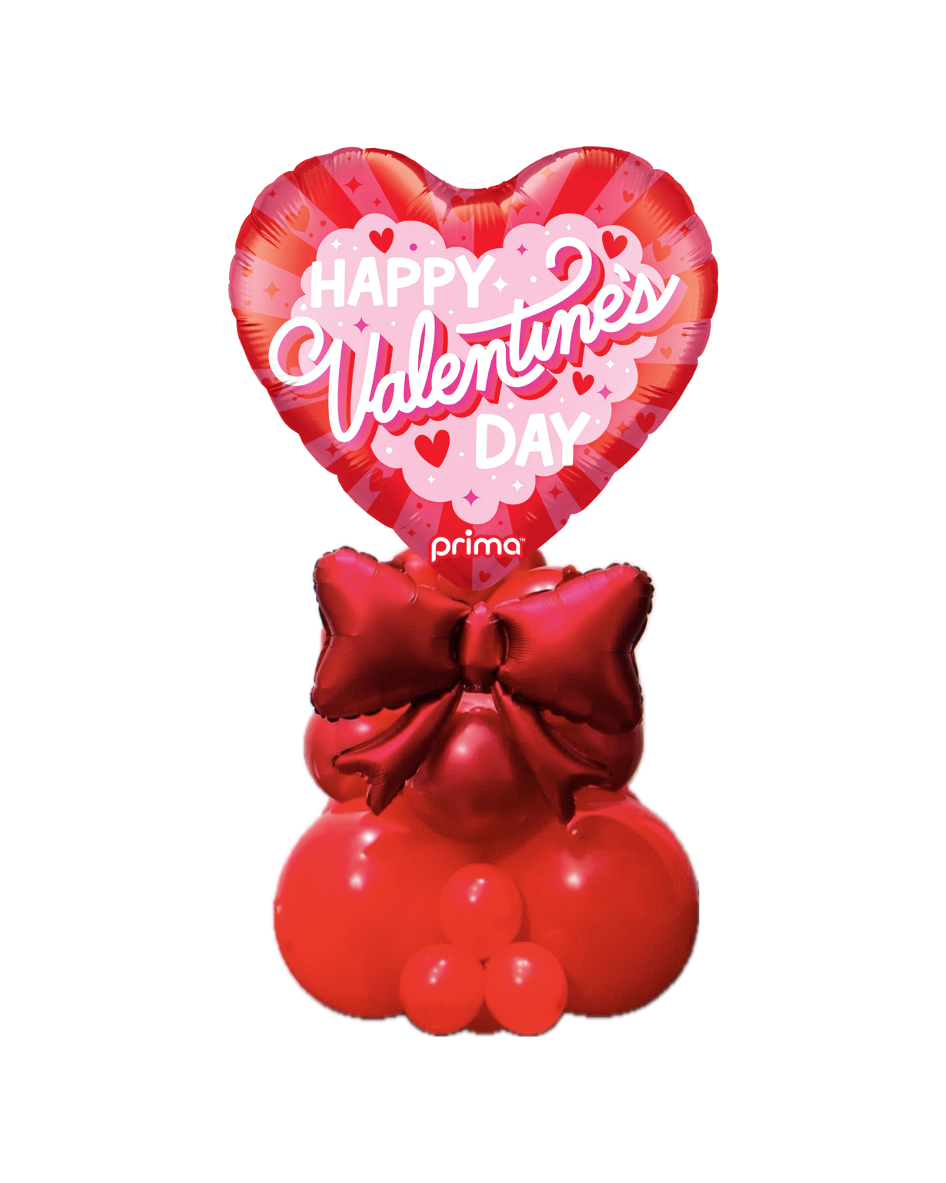 Happy Valentines Day Bow Stack