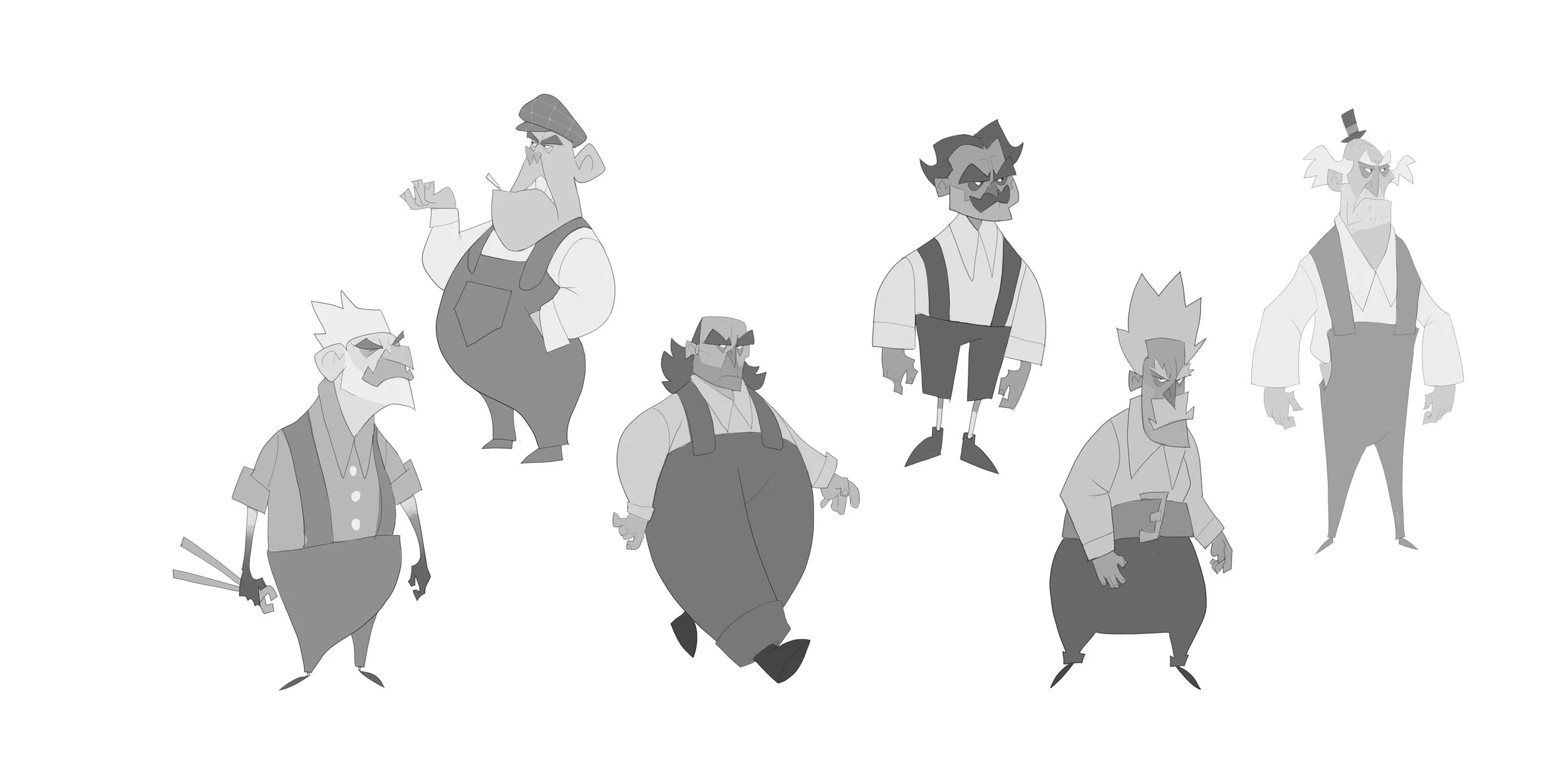 Hunter the animal handler iterations.jpg