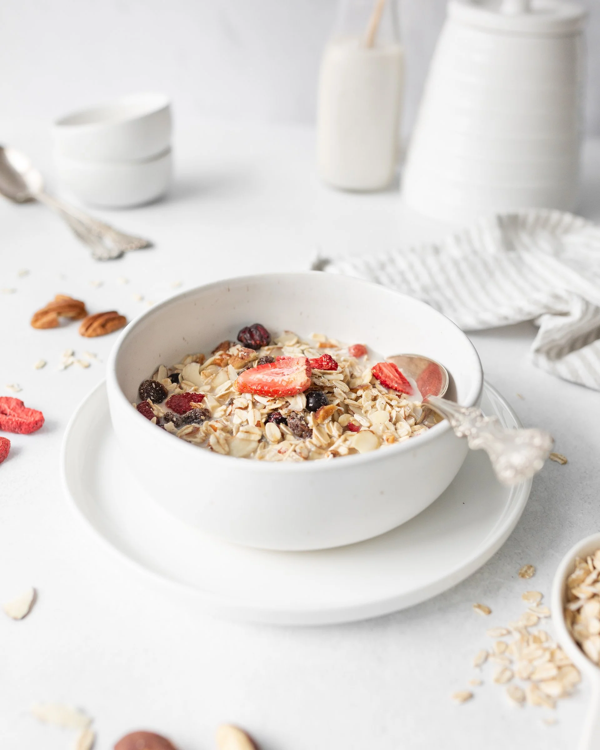 5Minute Fruit and Nut Muesli — Strawberry Cream Kitchen