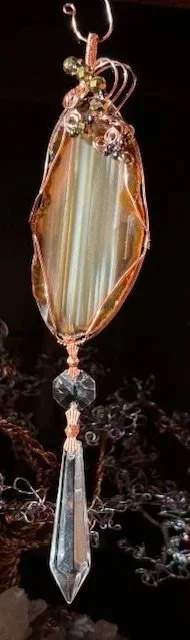 Wire Wrapping Class to create an Agate Slice Necklace/Sun Catcher